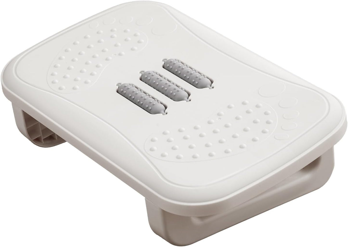 Ergonomic Foot Rest with Massage Rollers