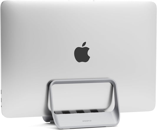 Vertical Laptop Stand with Gravity Locking