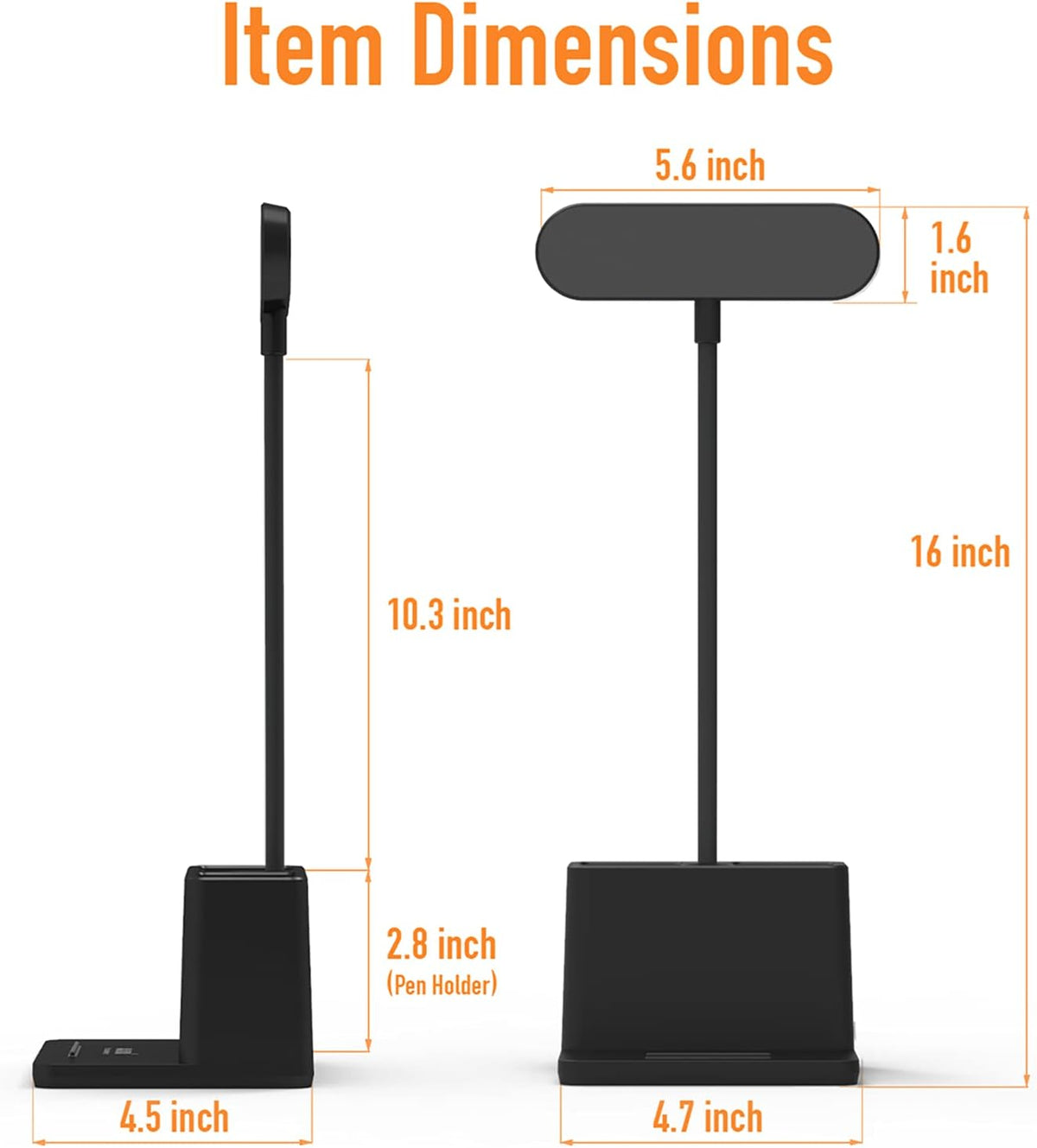 Black LED Desk Lamp