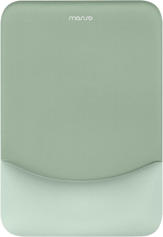Mouse Pad with Wrist Support, Green, PU