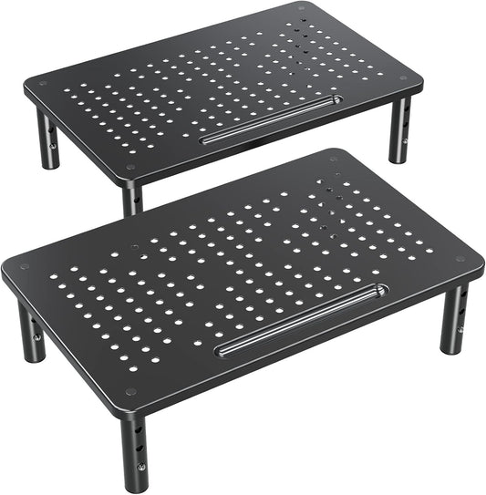 Monitor Stand Riser, 2 Pack, Mesh