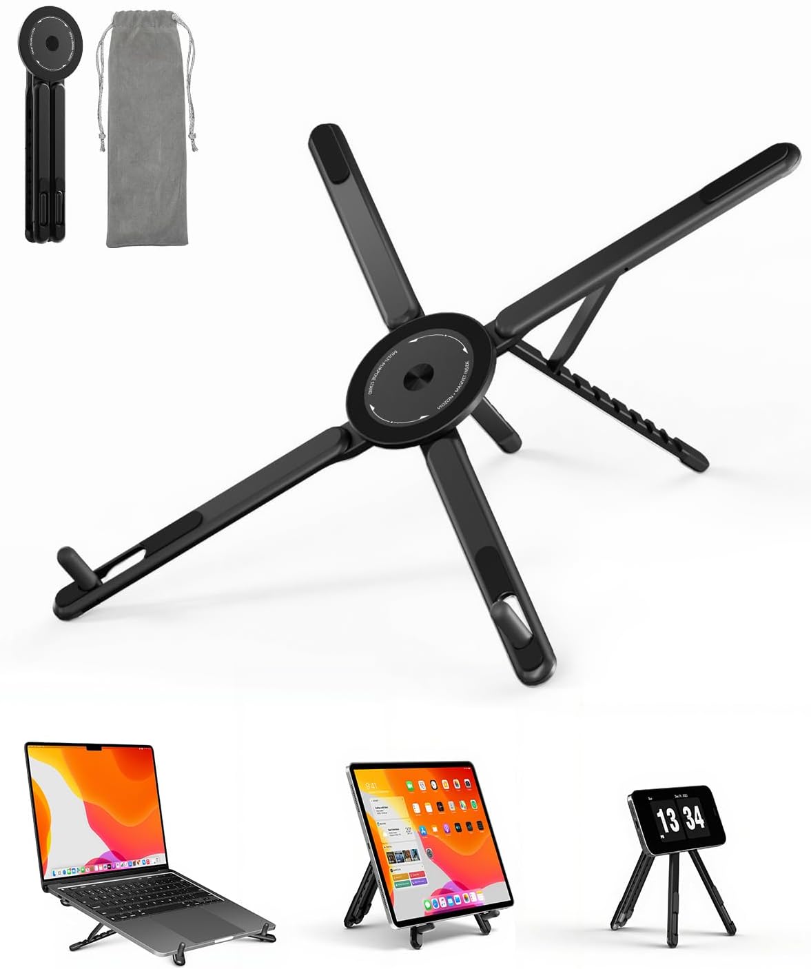 Portable Laptop Stand, Black