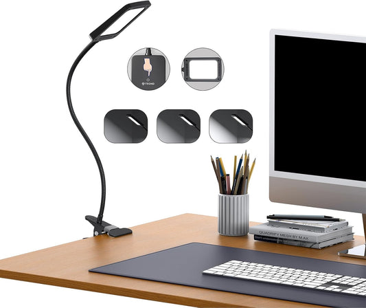 LED Desk Lamp with Clamp, 6000K