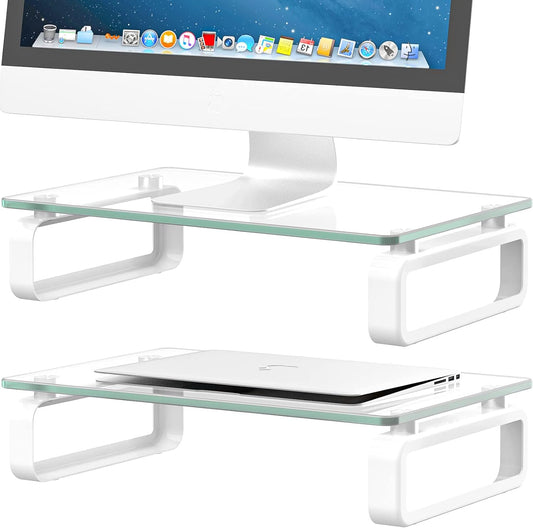 Computer Monitor Stand Riser Multi Media Desktop Stand