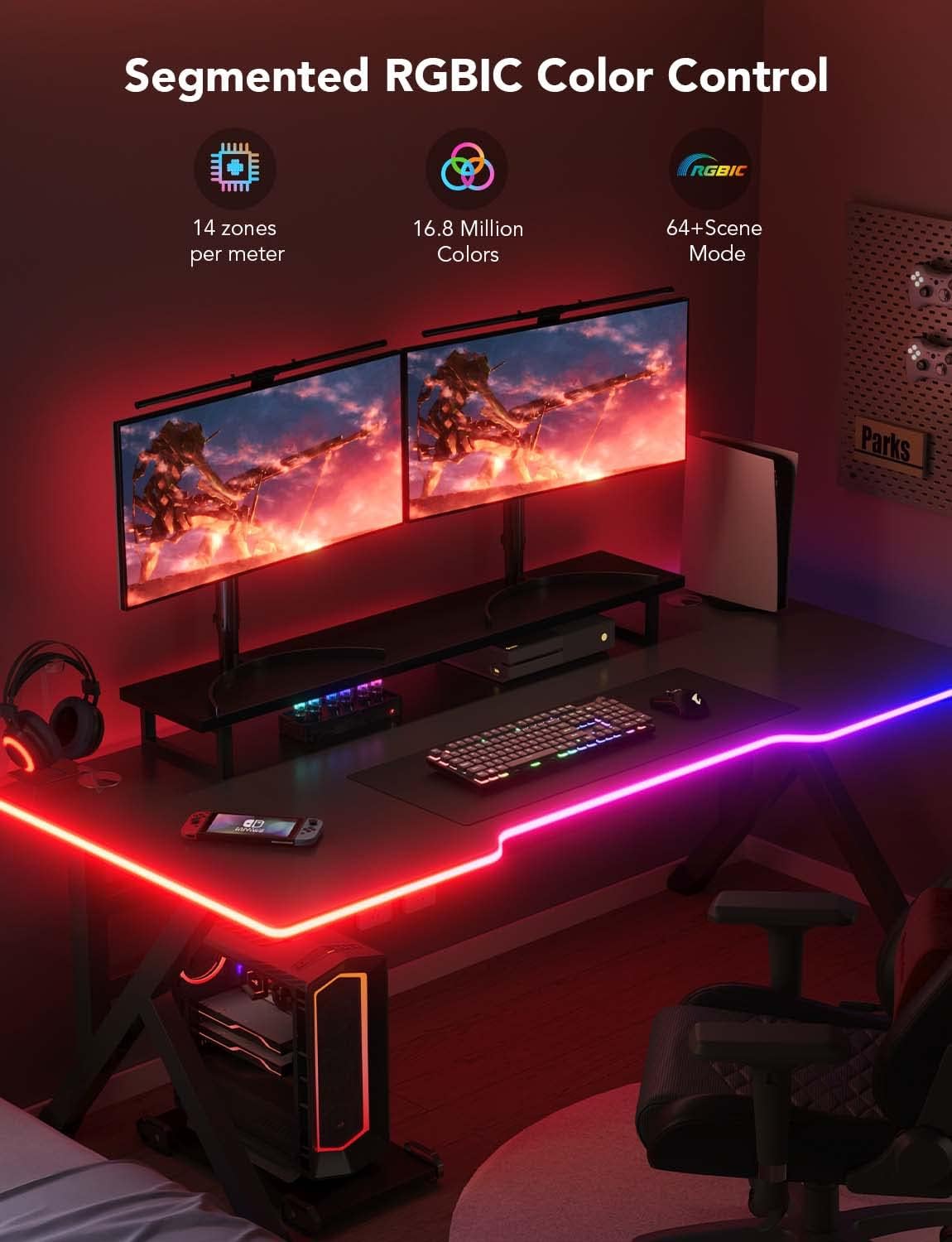 RGBIC Gaming Lights