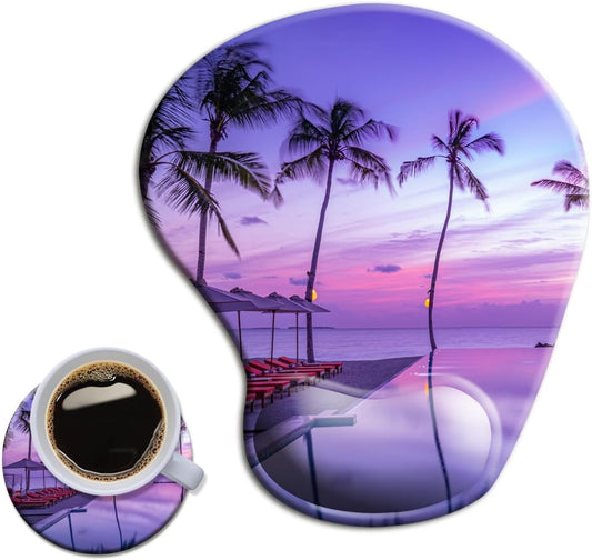 Ergonomic Mouse Pad with Wrist Support Gel Mouse Pad with Wrist Rest