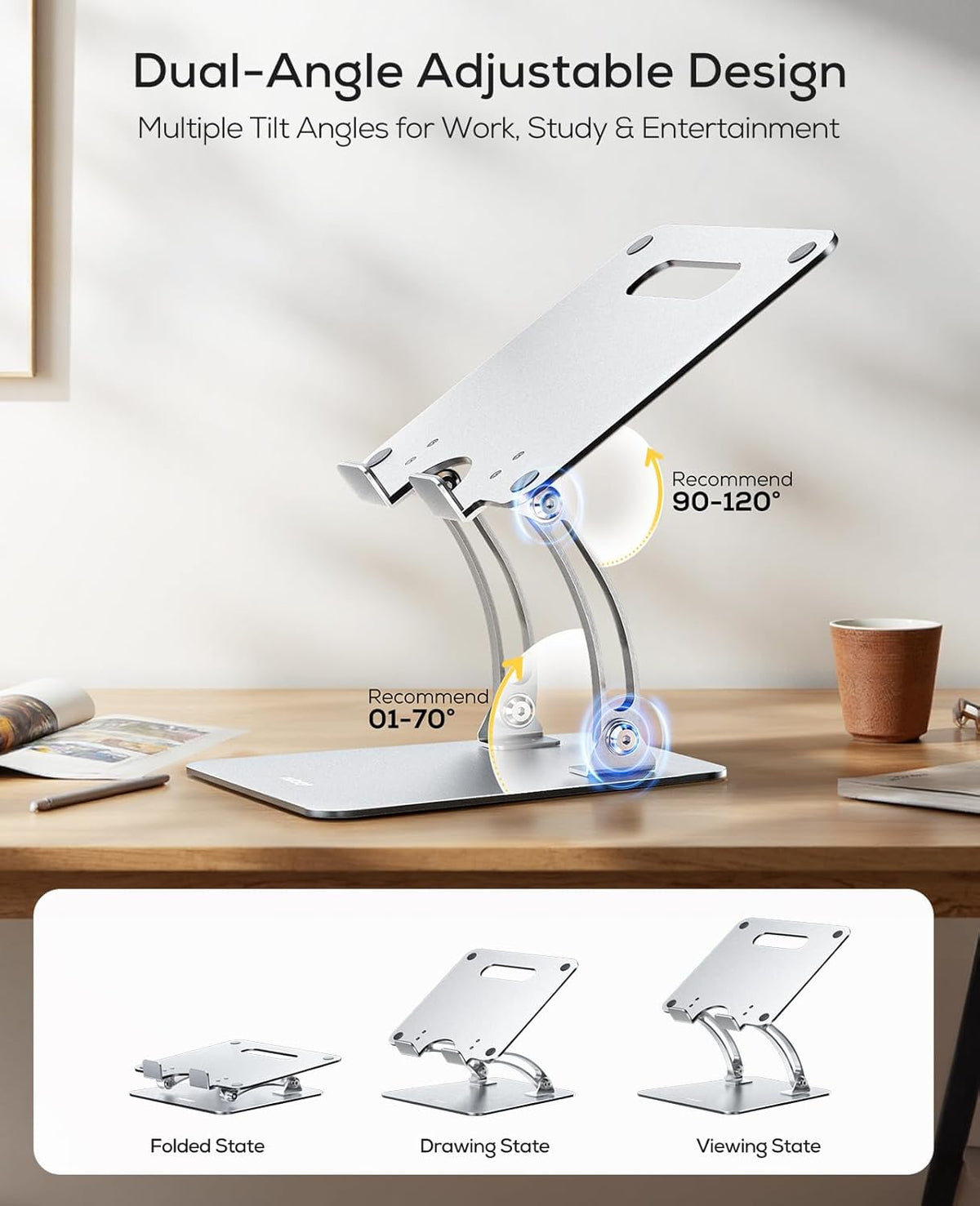 Ergonomic Adjustable Laptop Stand