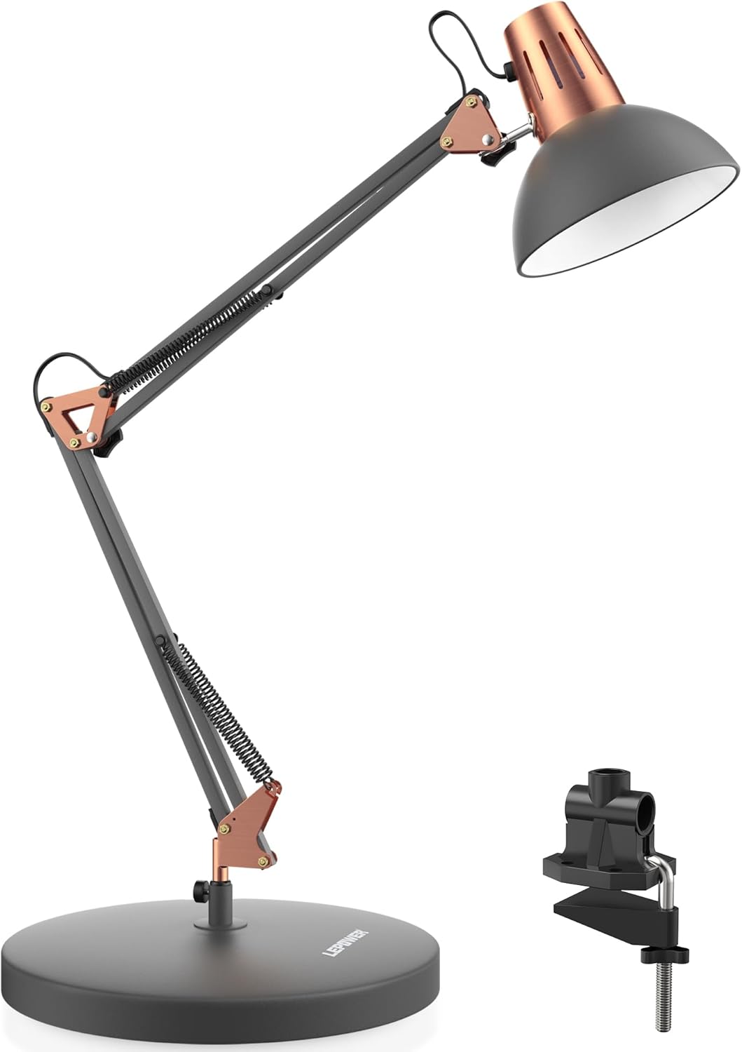 Metal Desk Lamp, Black