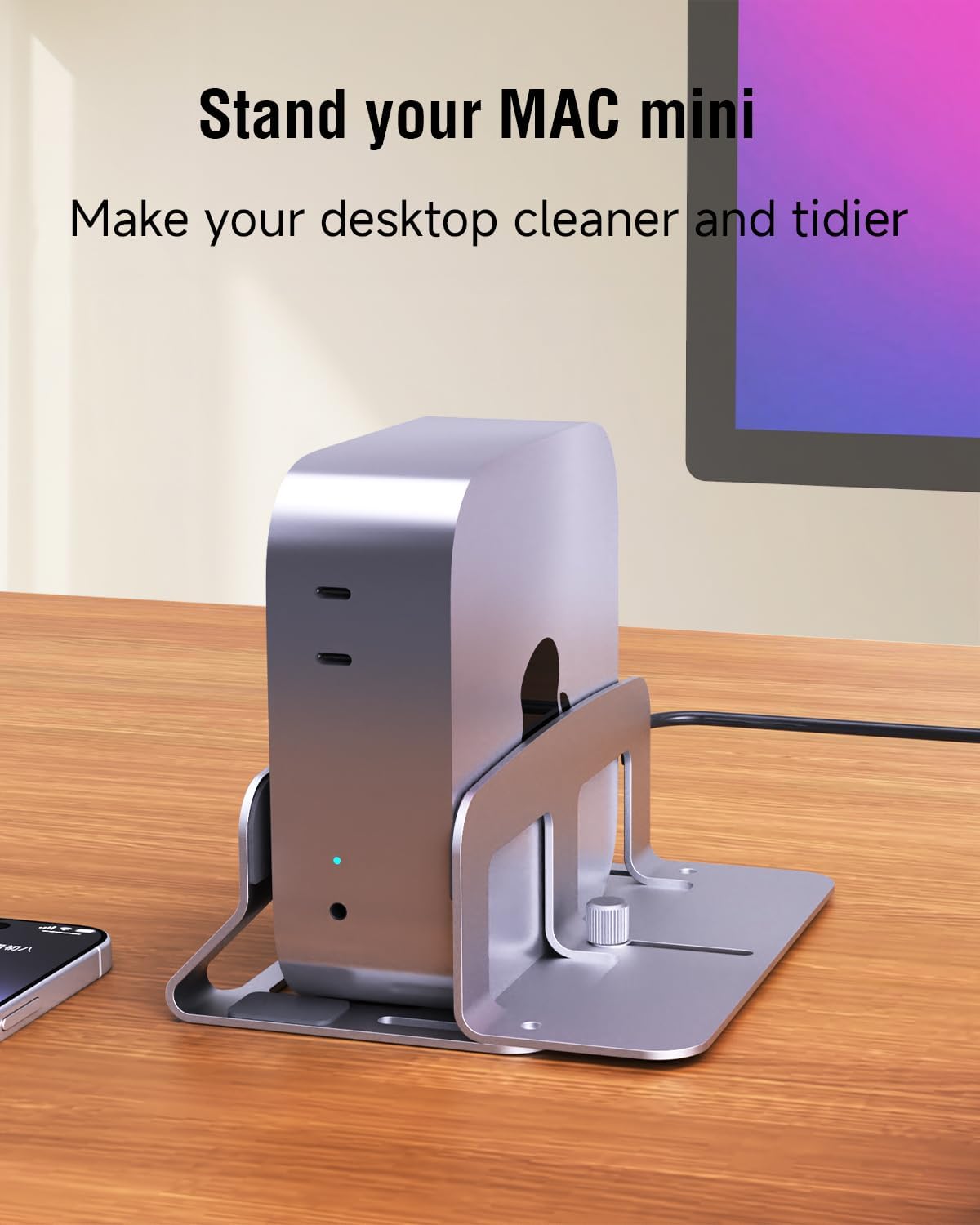 Laptop Stand, Silver, mini