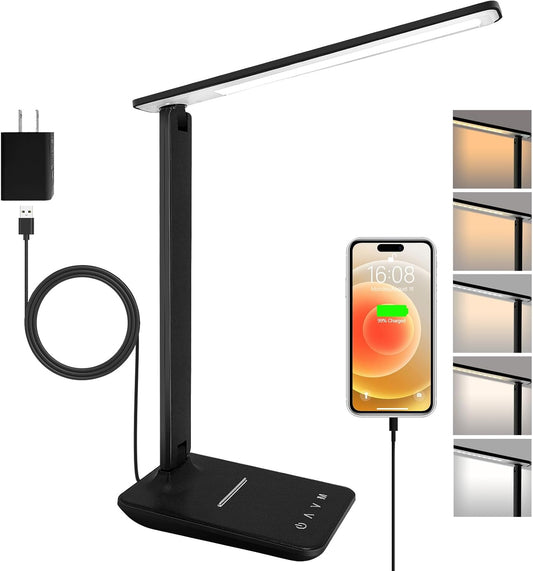LED Desk Lamp, Black
