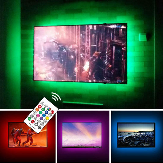 TV LED Backlights USB LED Strip Lighting for 60 65 inches Behind TV