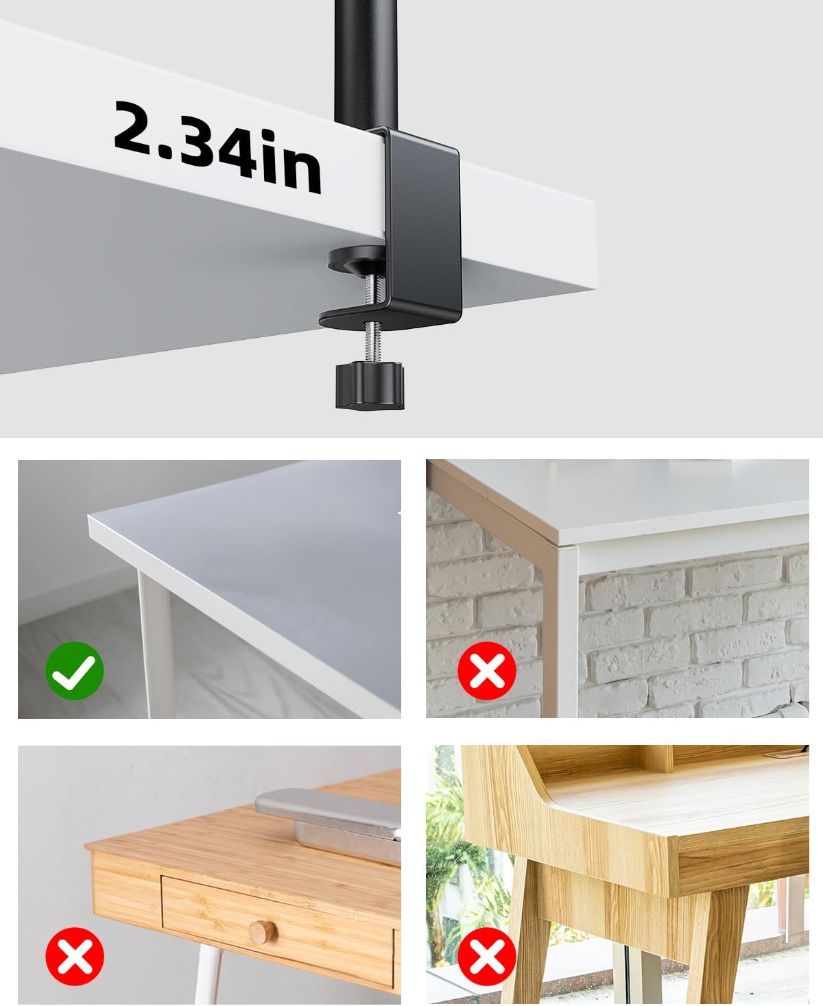10.2" Desk Ring Light with Stand
