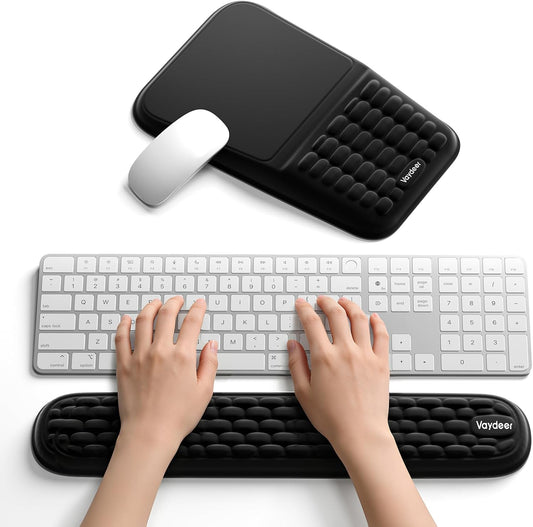 2-in-1 Keyboard & Mouse Wrist Rest Set