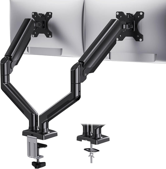 Dual Monitor Mount for 2 Monitors up to 32 inches, 75mm