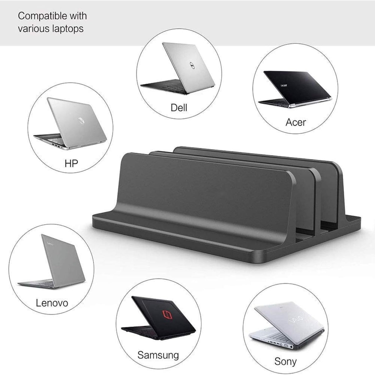Universal Laptop Vertical Stand