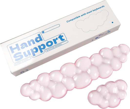 Ergonomic Gel Cloud Keyboard and Mouse Wrist Rest Set