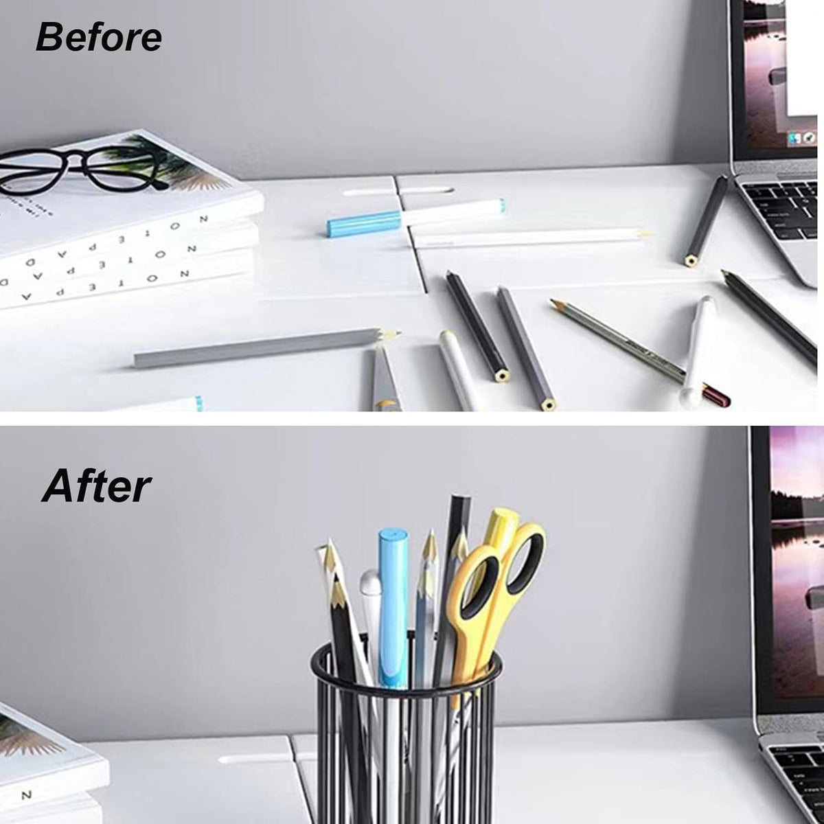 Metal Pen Holder Cup