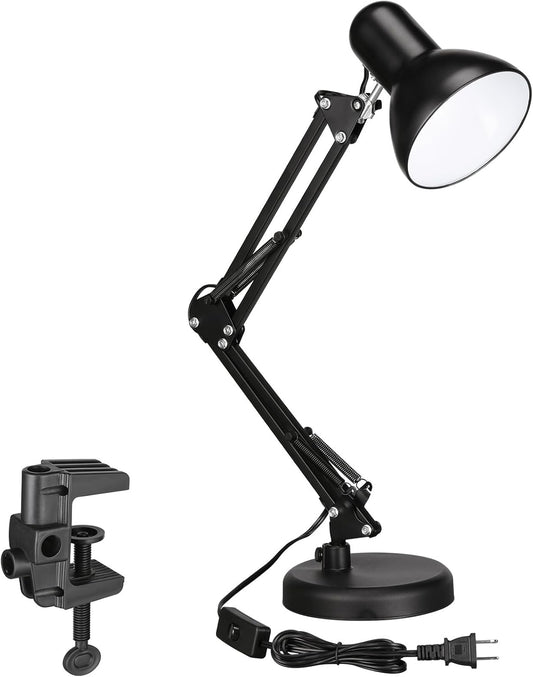 Metal Desk Lamp with Clamp