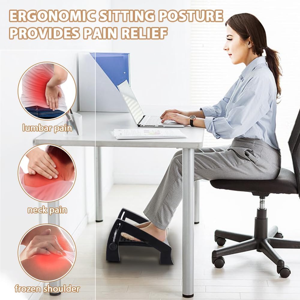 Foot Rest, Six Heights Adjustable Foot Rest