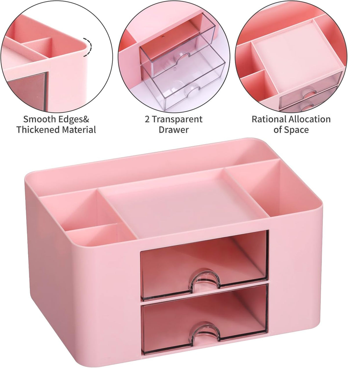 Pink Desk Organizers and Accessories 12+