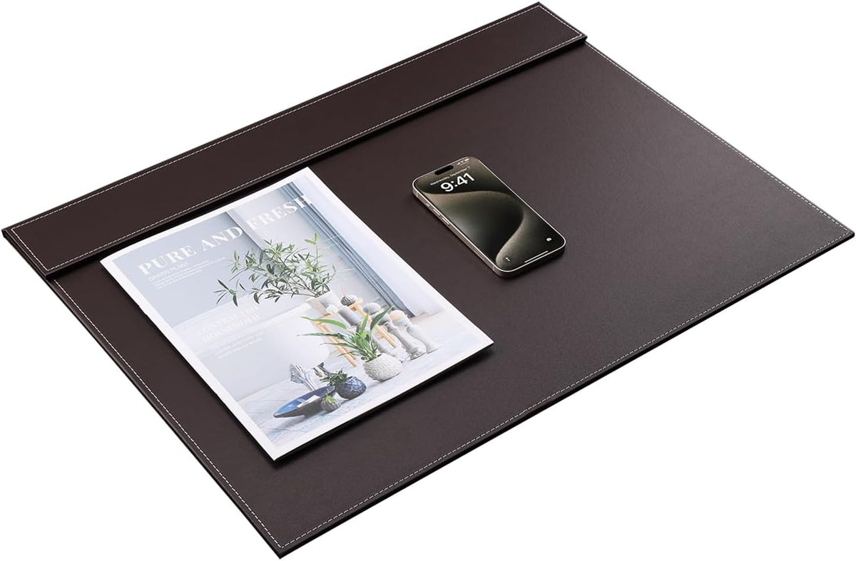 Ultra-Smooth PU Leather Desk Pad & Mat Office Desk Drawing & Writing
