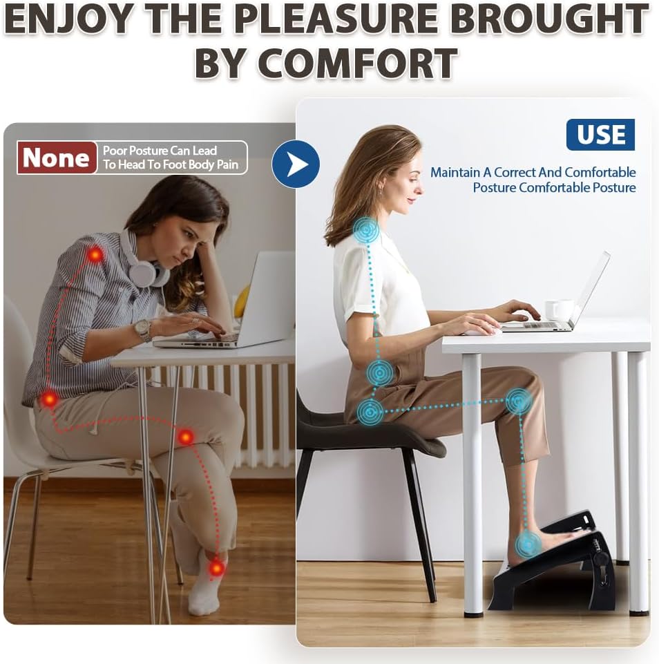 Foot Rest, Six Heights Adjustable Foot Rest