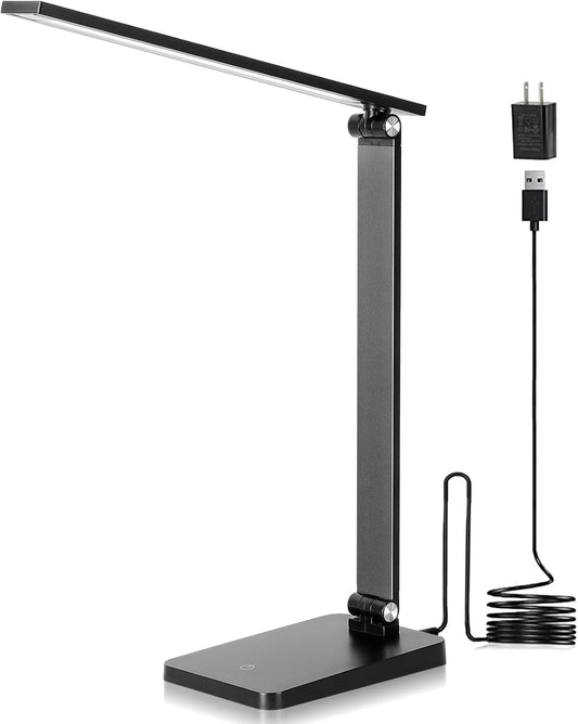 LED Desk Lamp, Black, 5000K