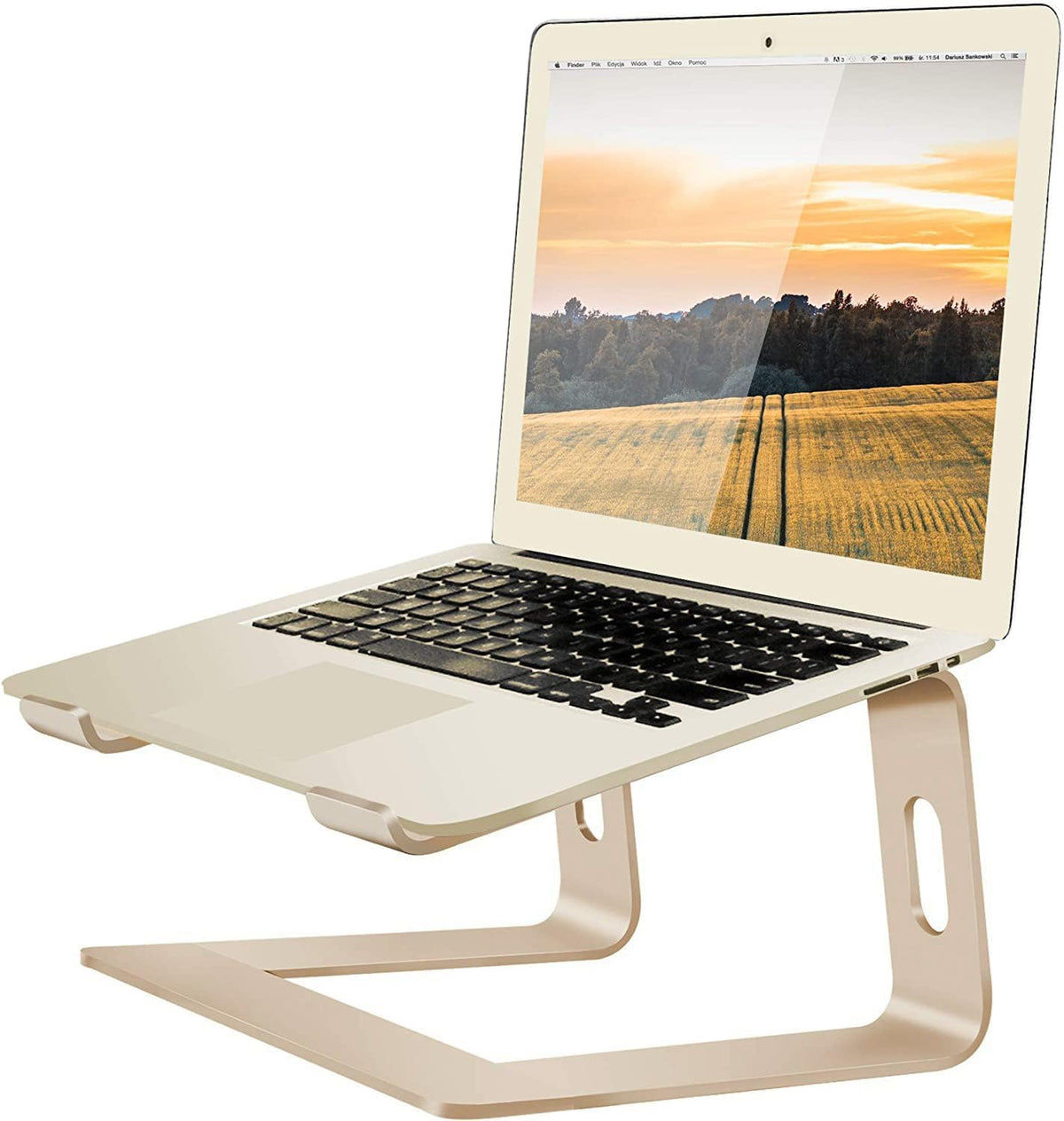 Ergonomic Laptop Stand, Gold