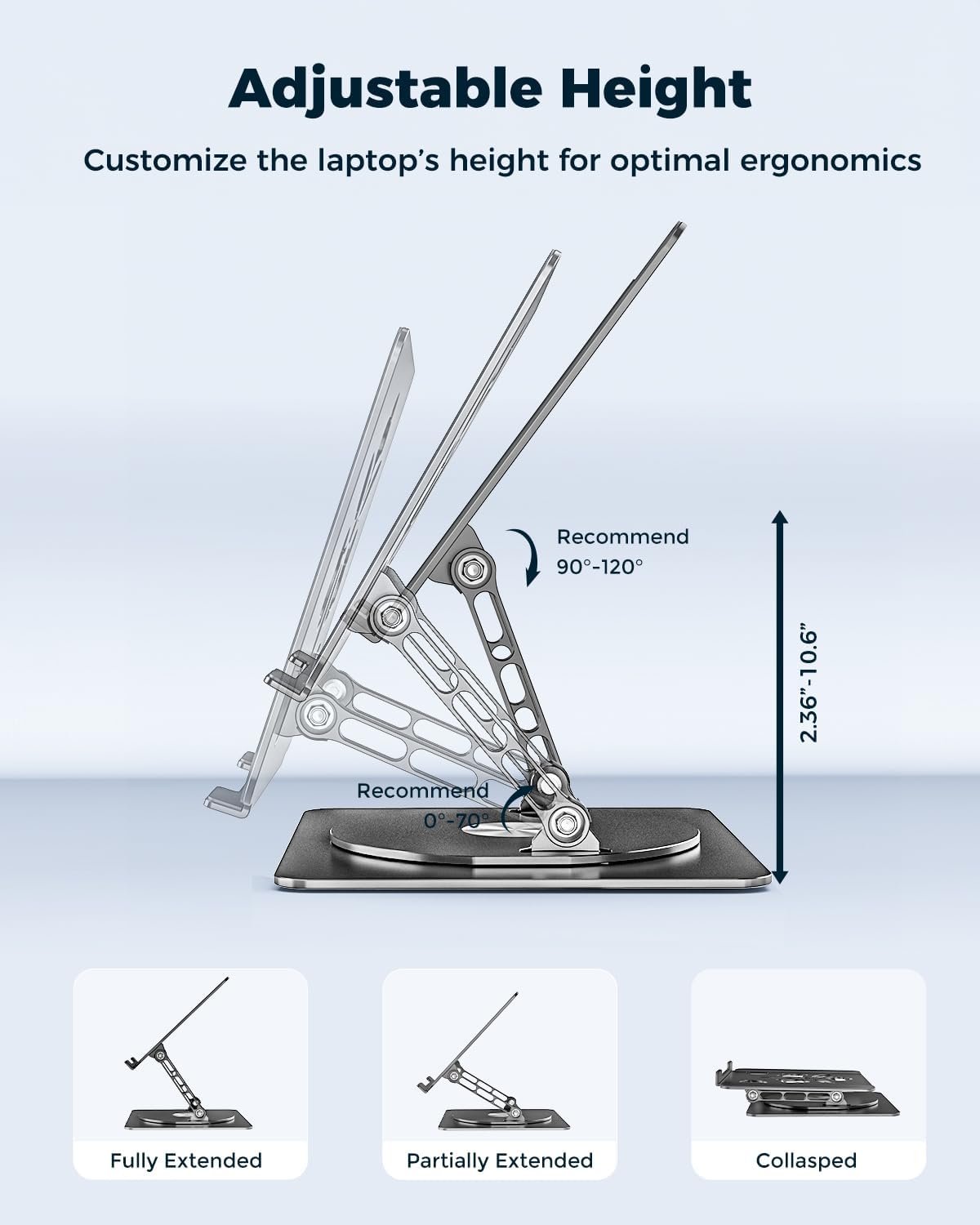 360° Rotating Laptop Stand