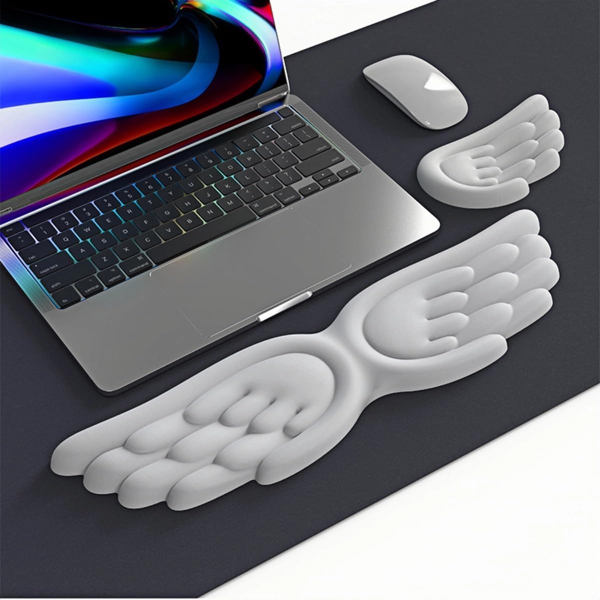 Angel Wing Wrist Rest Ergonomic Memory Foam Wrist Rest