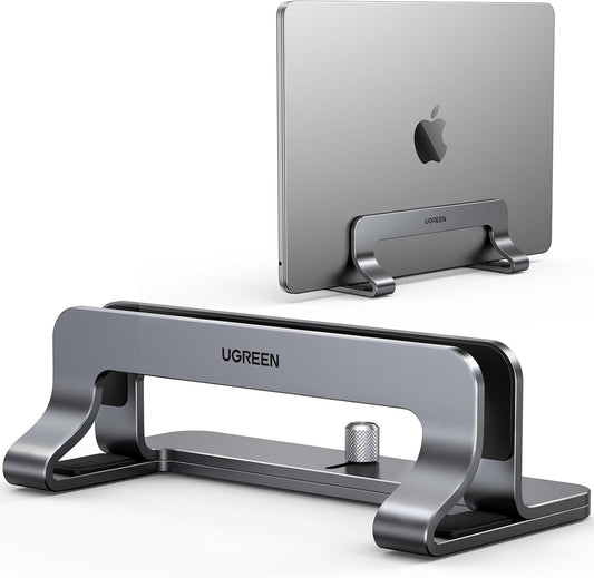 Vertical Laptop Stand Holder, Gray