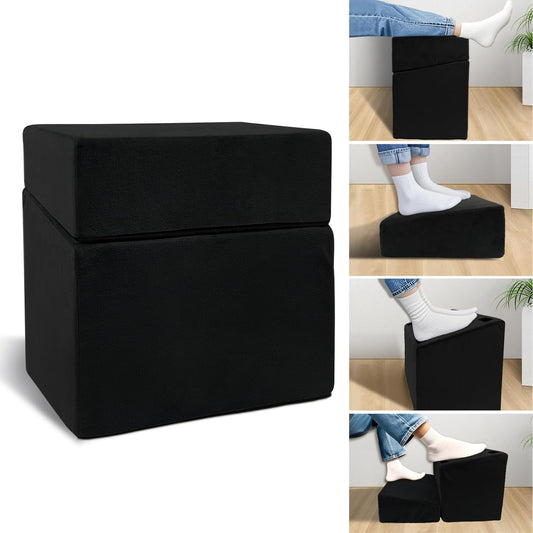 Adjustable Foot Rest Under Desk with 3 Adjustable Heights