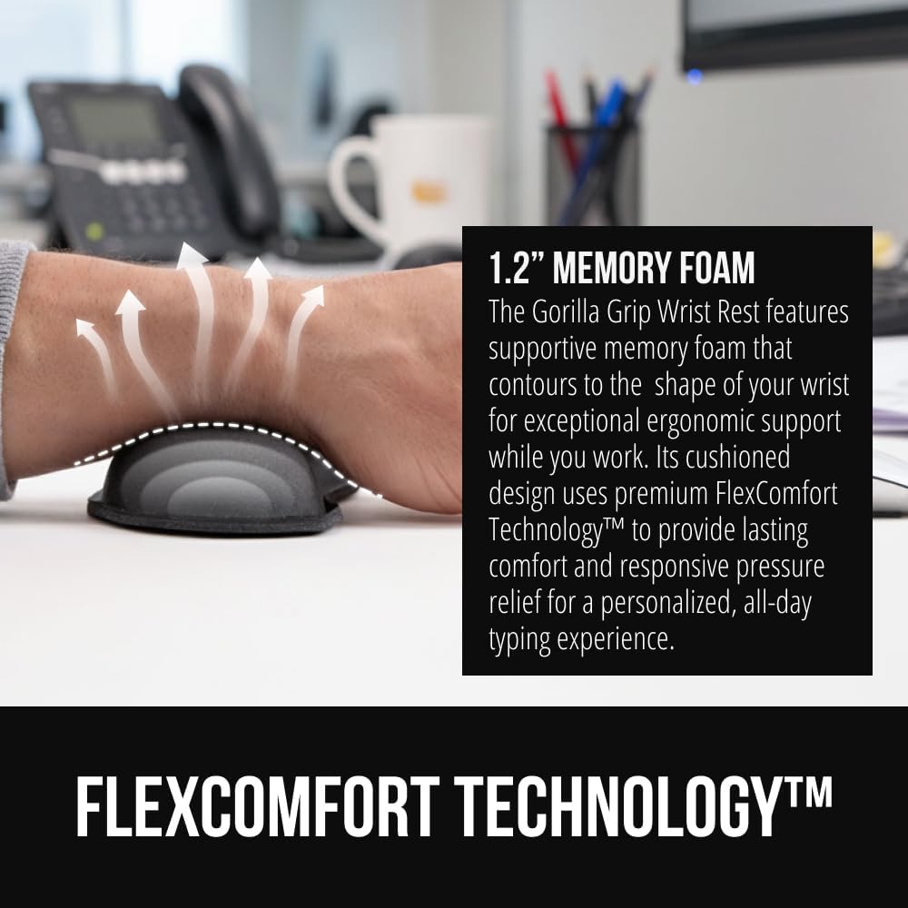 Silky Memory Foam Wrist Rest