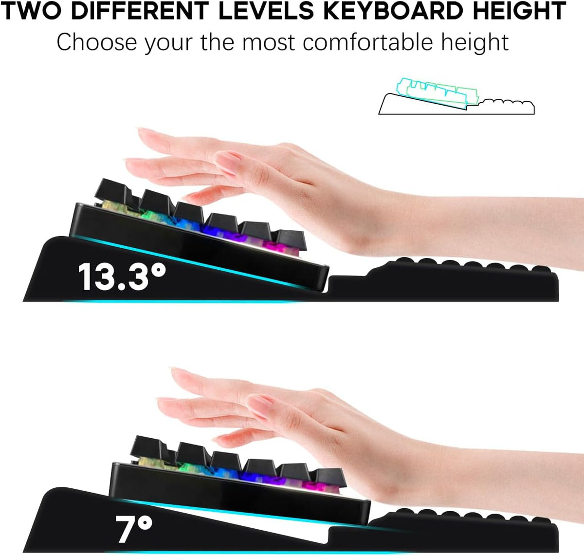 Keyboard Stand with Wrist Rest