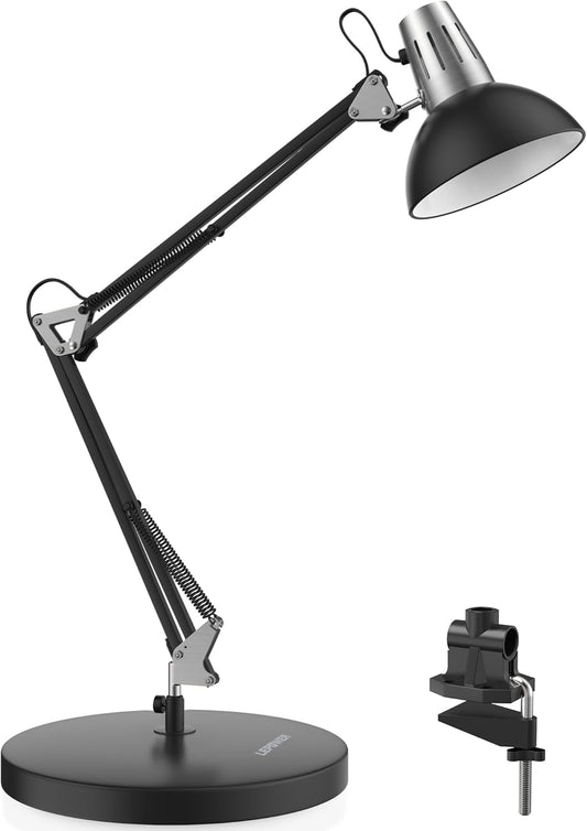 Metal Desk Lamp, Black