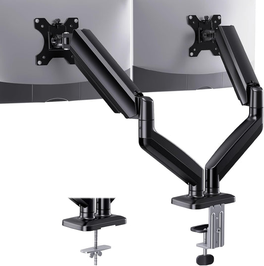 Dual Monitor Mount, Mounts 2 Screens Up to 32 Inch