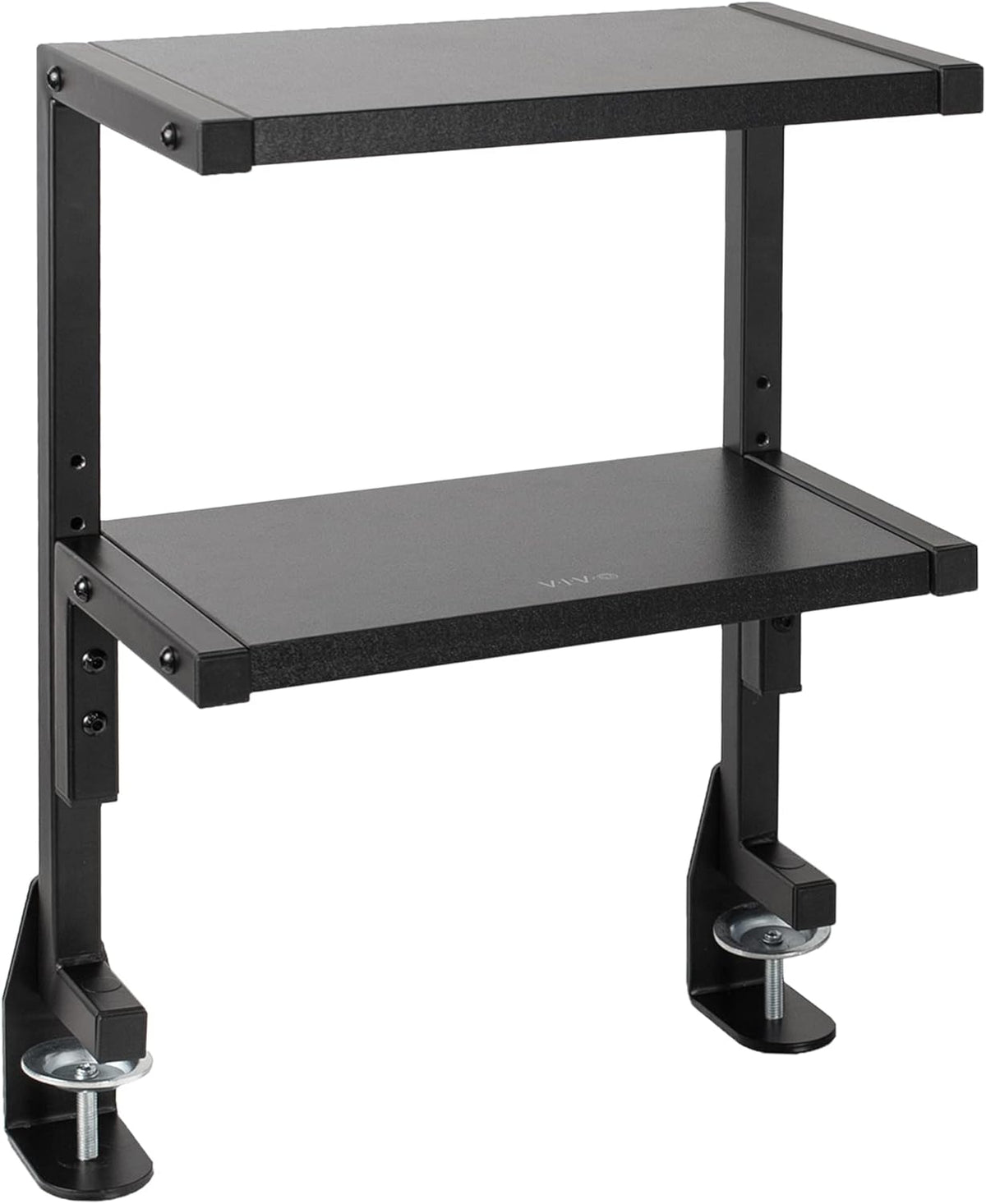 VIVO Clamp-on 13 inch Above or Below Desk 2-Tier Shelving Unit