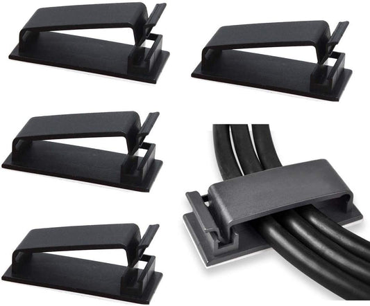 Self Adhesive Cable Management Clips, 50Pcs