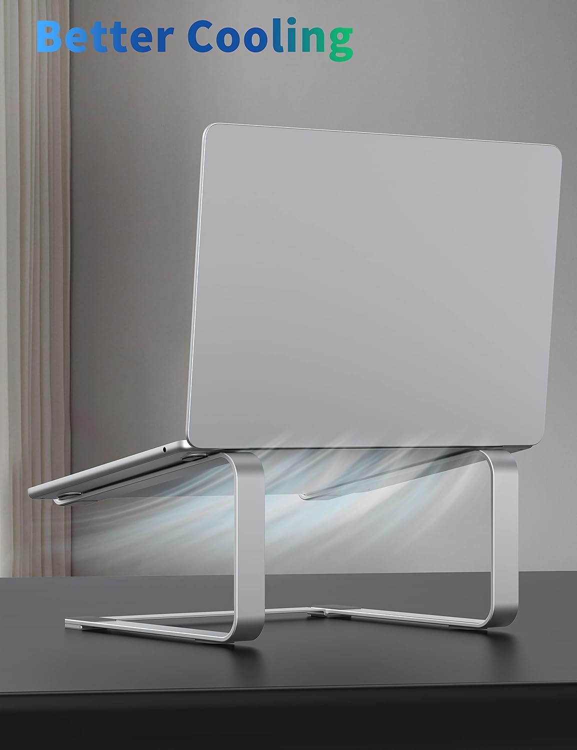 Laptop Stand, Silver, 17.3 Inch