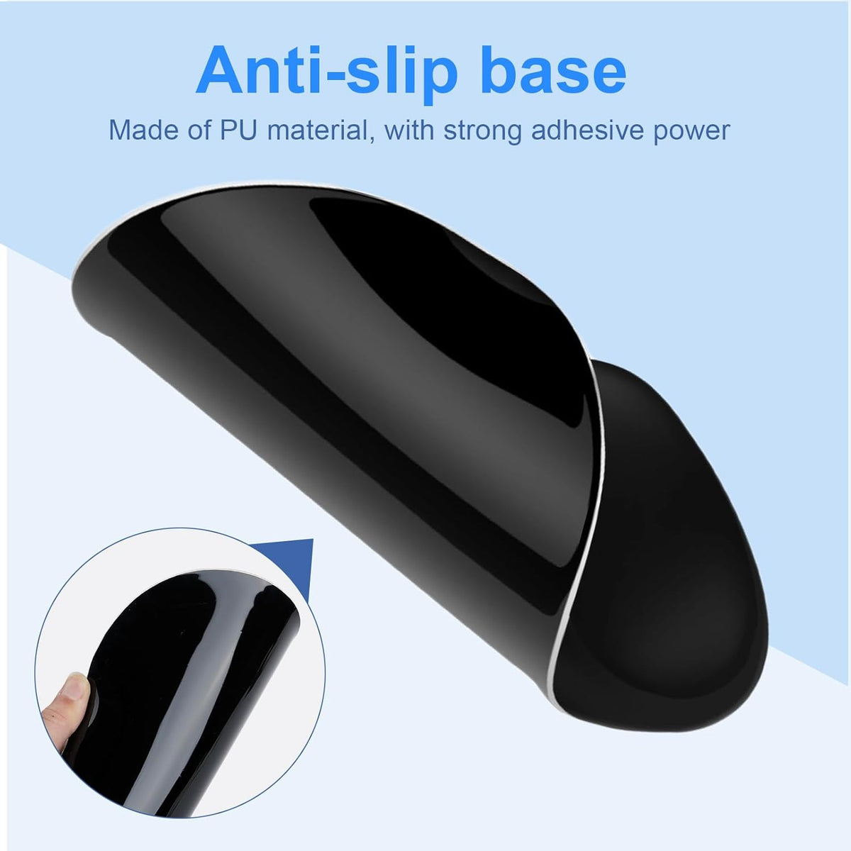 Ergonomic Mouse Pad with Gel Wrist Support, Pink