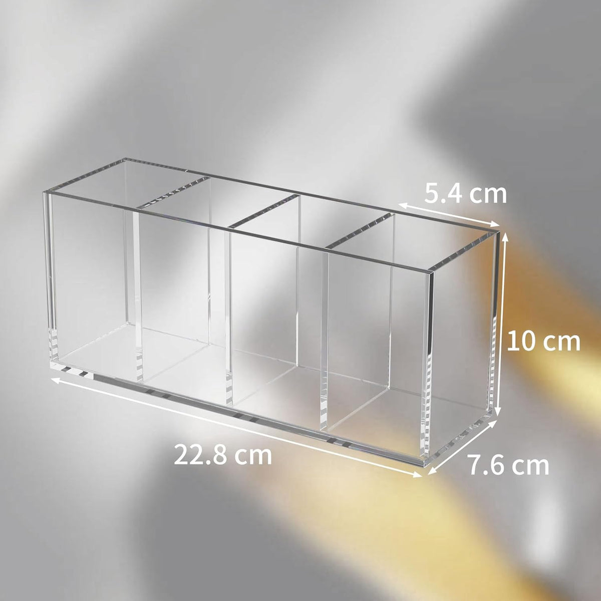 Acrylic Pen Holder 4 Compartments