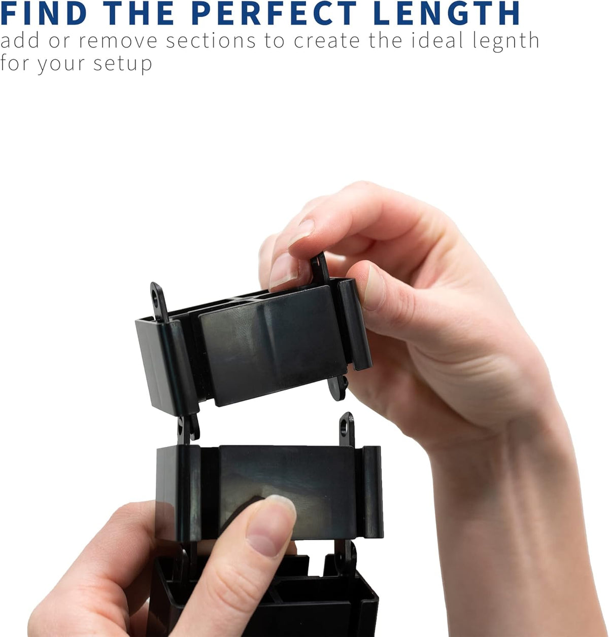 No Drill Clamp-on Desk Vertebrae Cable Management Kit