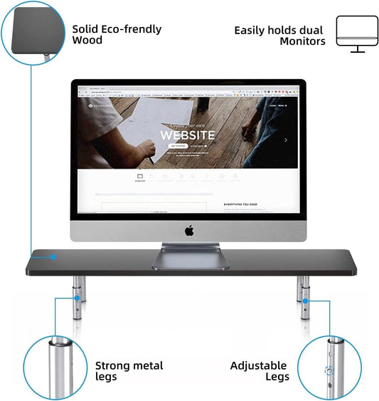 Dual Monitor Stand Riser, Large