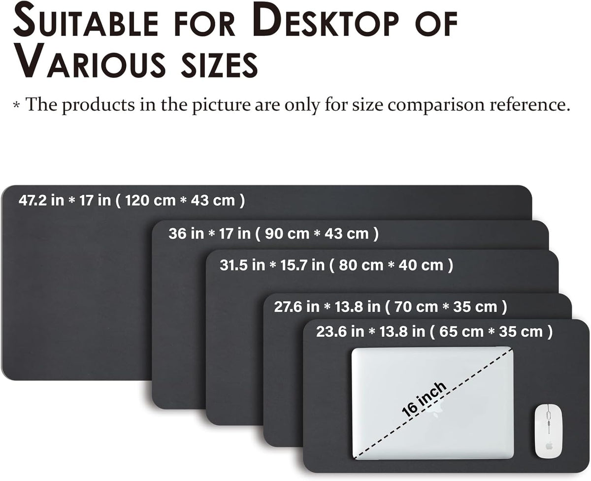 Leather Desk Mat, PU Desk Pad