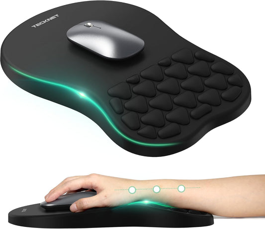 Ergonomic Mouse Pad with Wrist Rest, 12x8