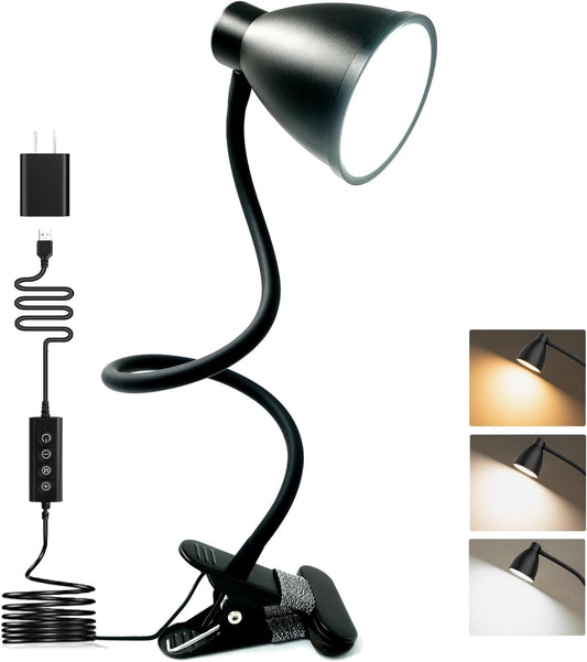 Desk Lamp 5 Color Modes 10 Brightness Dimmer Reading Light 10W 38 LED