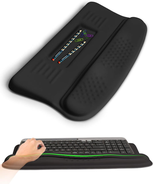 Ergonomic Wave Wrist Rest with Keyboard Stand