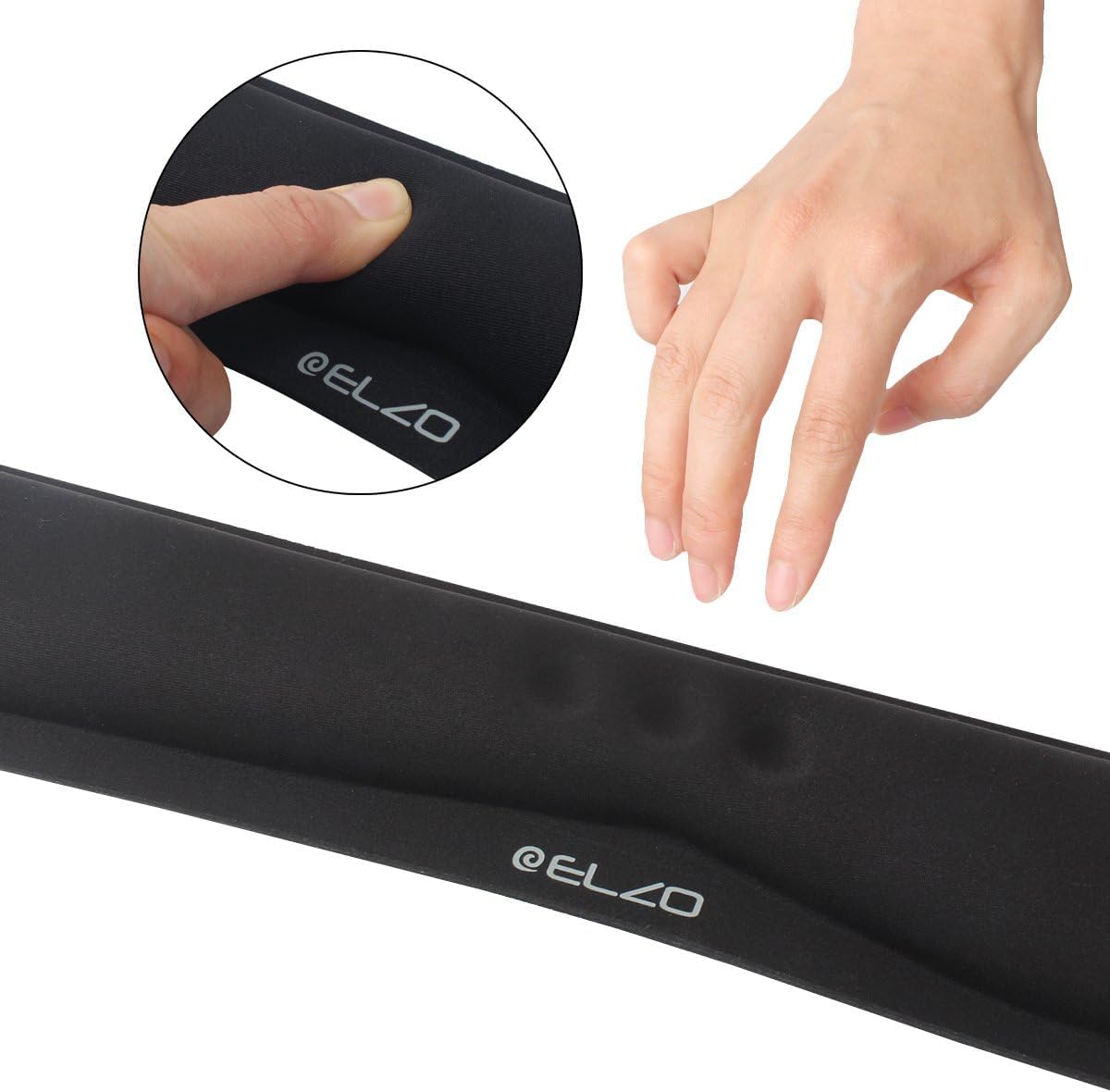 Keyboard Wrist Rest Pad Support with 65D High-Density Thicken Memory