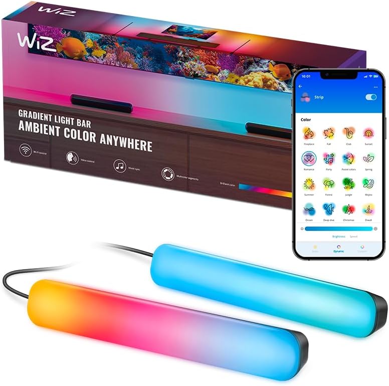 Gradient Light Bars, RGBIC