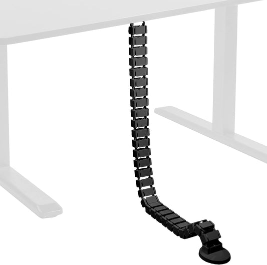 Under Desk Vertebrae Cable Management Kit, Black